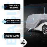 Autoplane für Nissan Micra V K14 2016-2022 Ganzgarage für PKW, UV-geschützt