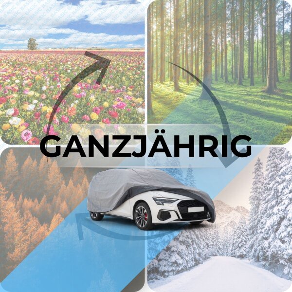 Autoplane für Fiat Panda III ab 2012 Ganzgarage für PKW, UV-geschützt